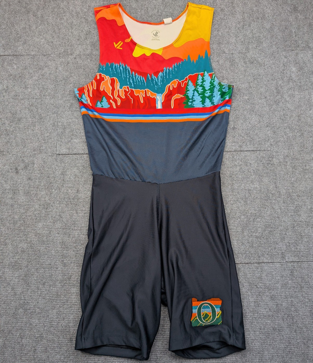 JL Racing Unisuit Mens Large Rowing Outdoor Graphic One Piece Romper Athletic